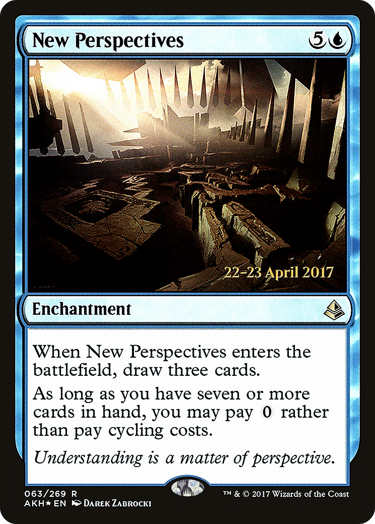 New Perspectives (PRE-63S) [Amonkhet Promos] Foil