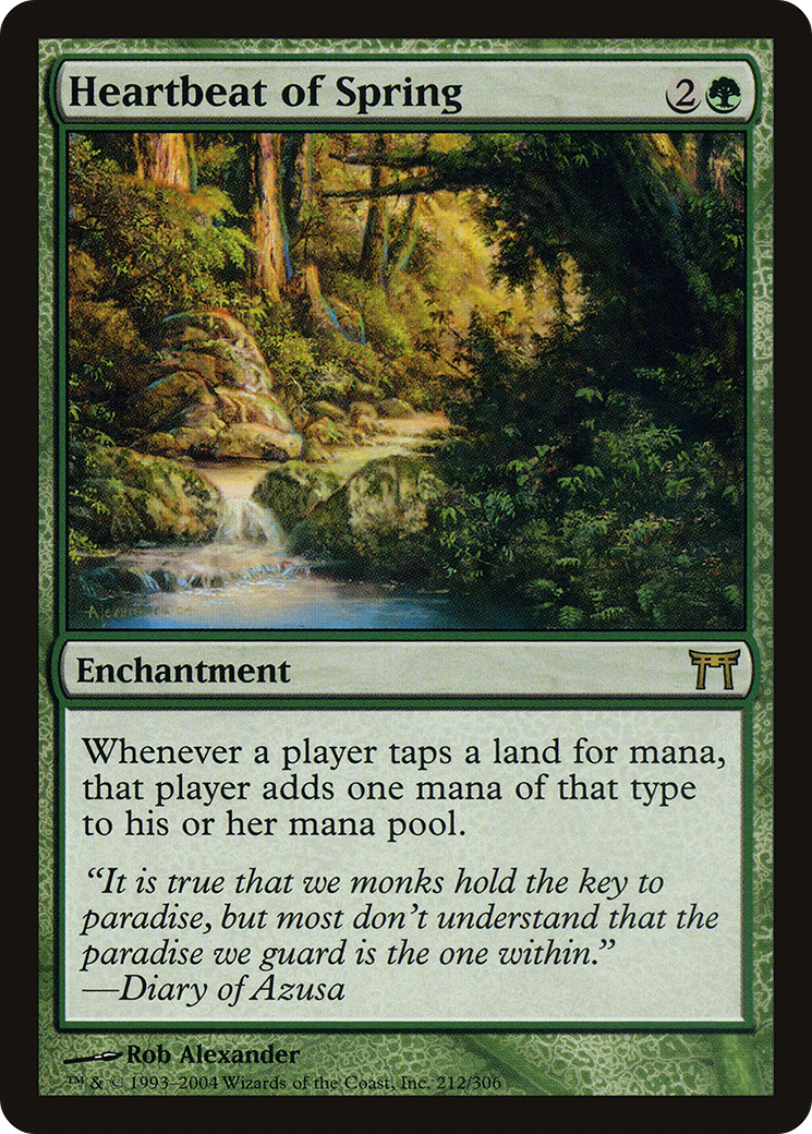 Heartbeat of Spring (CHK-212) [Champions of Kamigawa] Foil