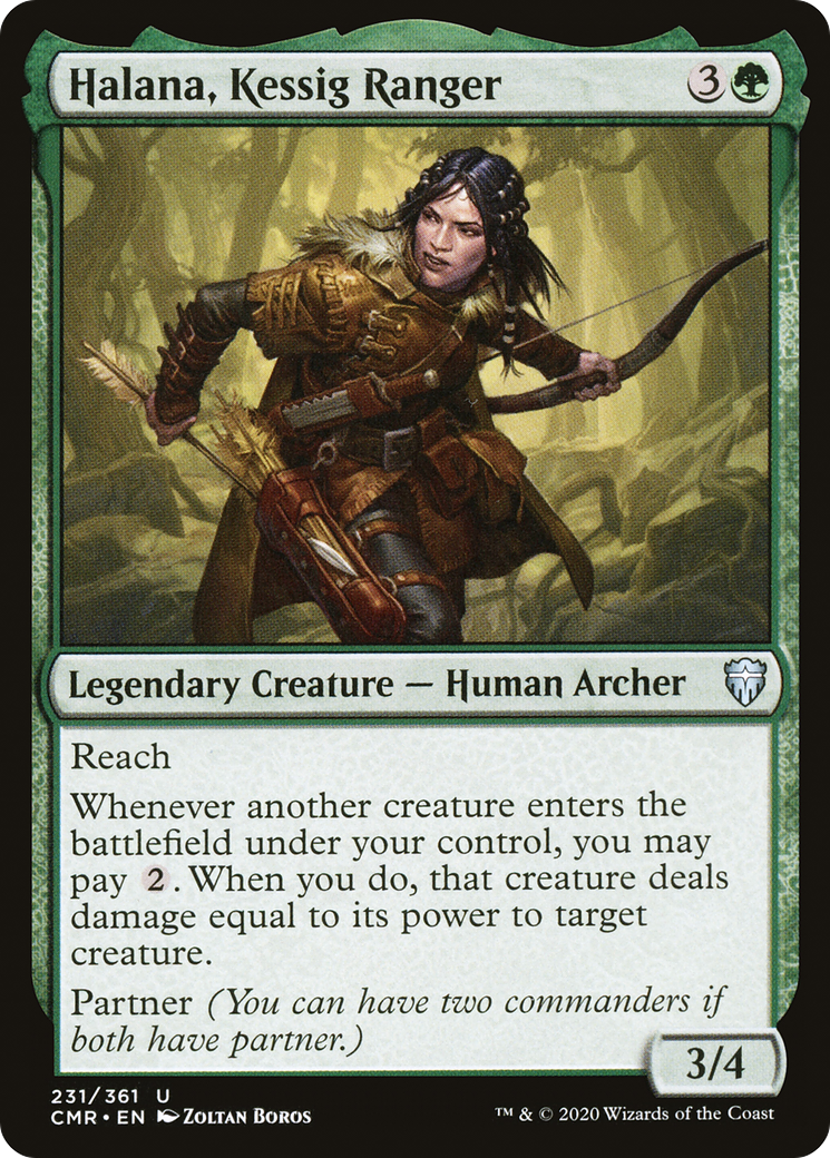 Halana, Kessig Ranger (CMR-231) [Commander Legends] Foil