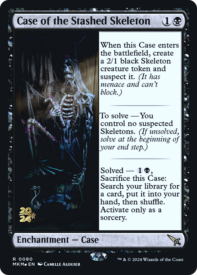 Case of the Stashed Skeleton (PRE-80S) [Murders at Karlov Manor Promos] Foil