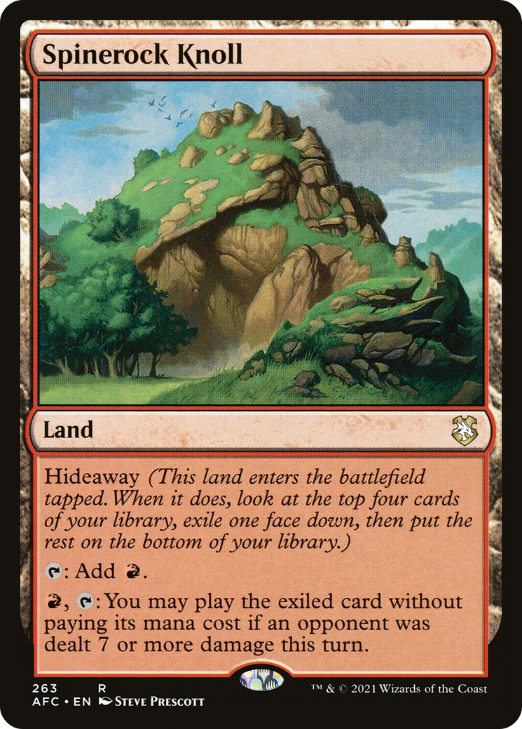 Spinerock Knoll (AFC-263) [Forgotten Realms Commander]