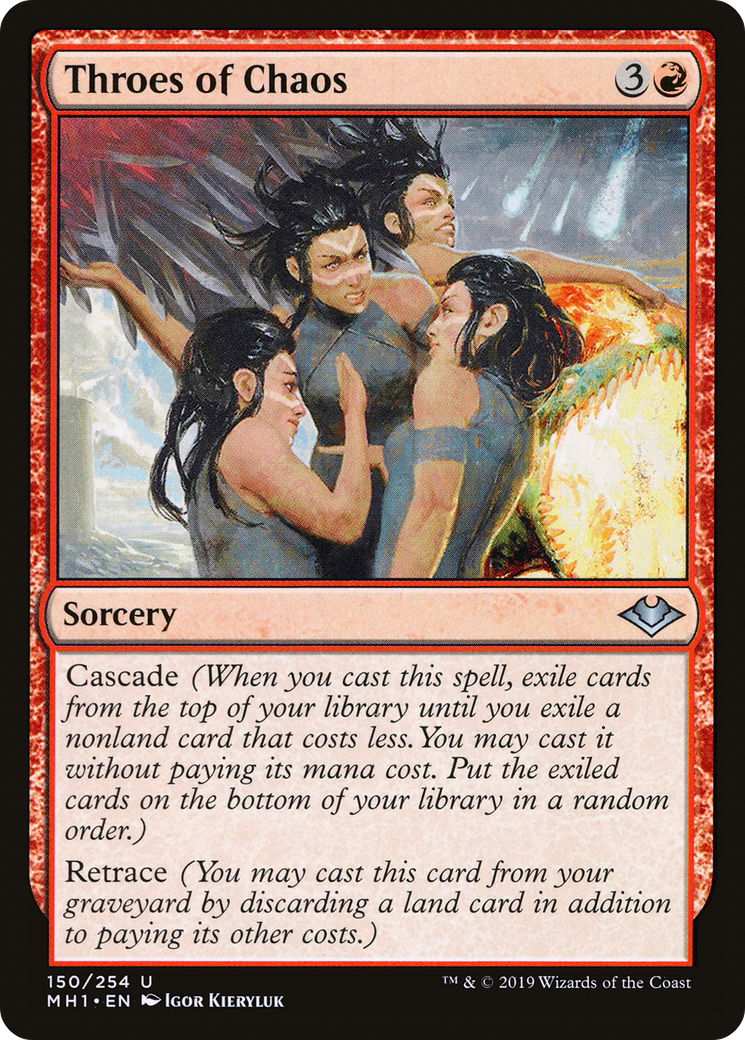 Throes of Chaos (MH1-150) [Modern Horizons] Foil
