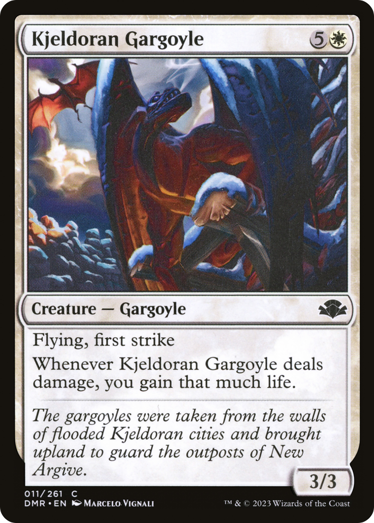 Kjeldoran Gargoyle (DMR-011) [Dominaria Remastered] Foil