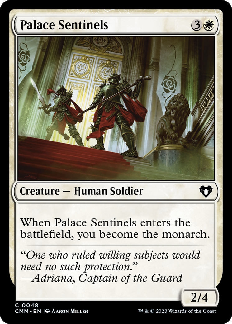 Palace Sentinels (CMM-048) [Commander Masters]