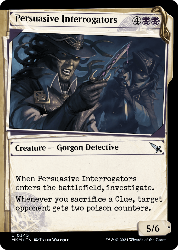 Persuasive Interrogators (Showcase) (MKM-345) [Murders at Karlov Manor] Foil