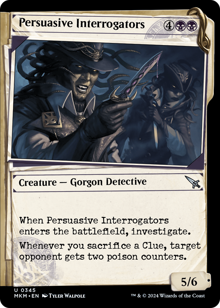 Persuasive Interrogators (MKM-345) [Murders at Karlov Manor]: (Showcase)