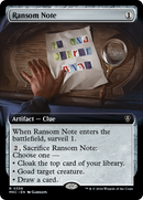 Ransom Note (MKC-356) [Murders at Karlov Manor Commander]: (Extended Art)