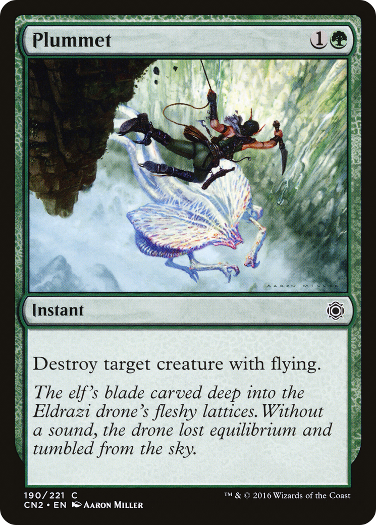 Plummet (CN2-190) [Conspiracy: Take the Crown] Foil