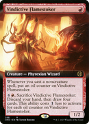 Vindictive Flamestoker (ONE-388) [Phyrexia: All Will Be One]: (Extended Art) Foil