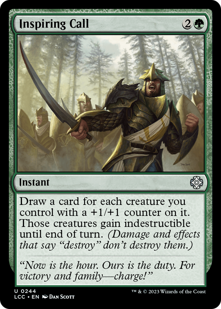 Inspiring Call (LCC-244) [The Lost Caverns of Ixalan Commander]