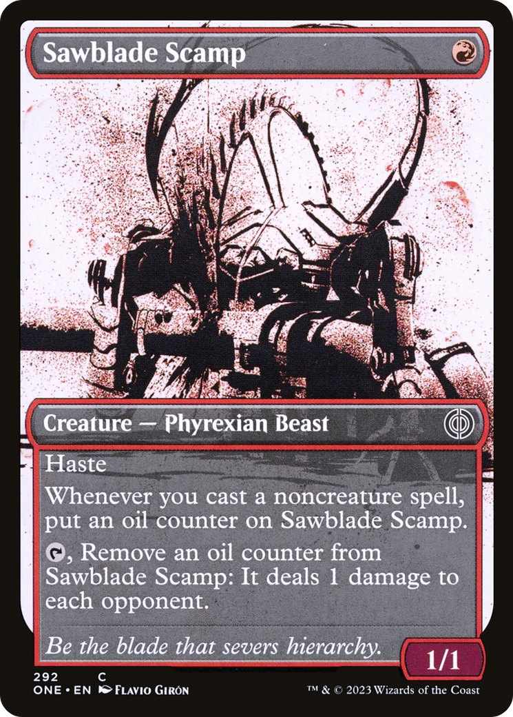 Sawblade Scamp (Showcase) (ONE-292) [Phyrexia: All Will Be One]