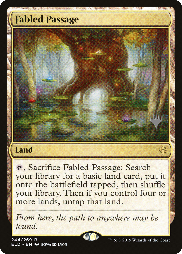 Fabled Passage (PPELD-244P) [Promo Pack: Throne of Eldraine Promos]