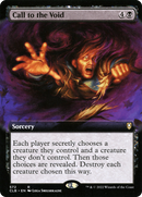 Call to the Void (CLB-572) [Commander Legends: Battle for Baldur's Gate]: (Extended Art) Foil
