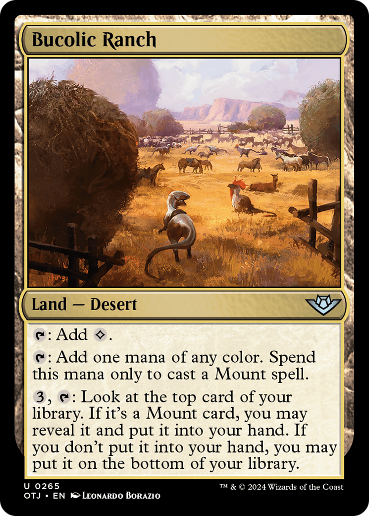 Bucolic Ranch (OTJ-265) [Outlaws of Thunder Junction] Foil