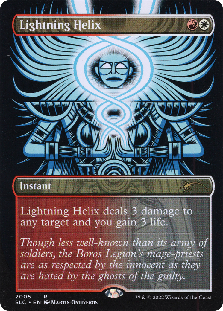 Lightning Helix (SLC-2005) (Borderless) [Secret Lair Countdown Kit]