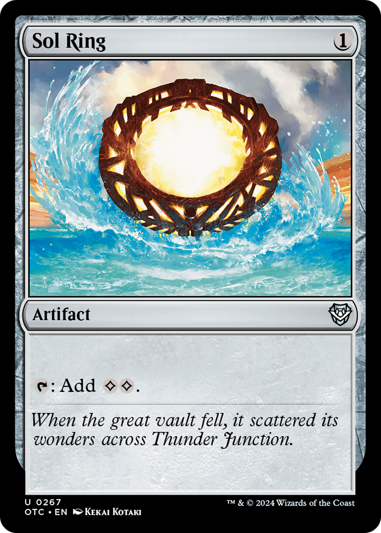 Sol Ring (OTC-267) [Outlaws of Thunder Junction Commander]