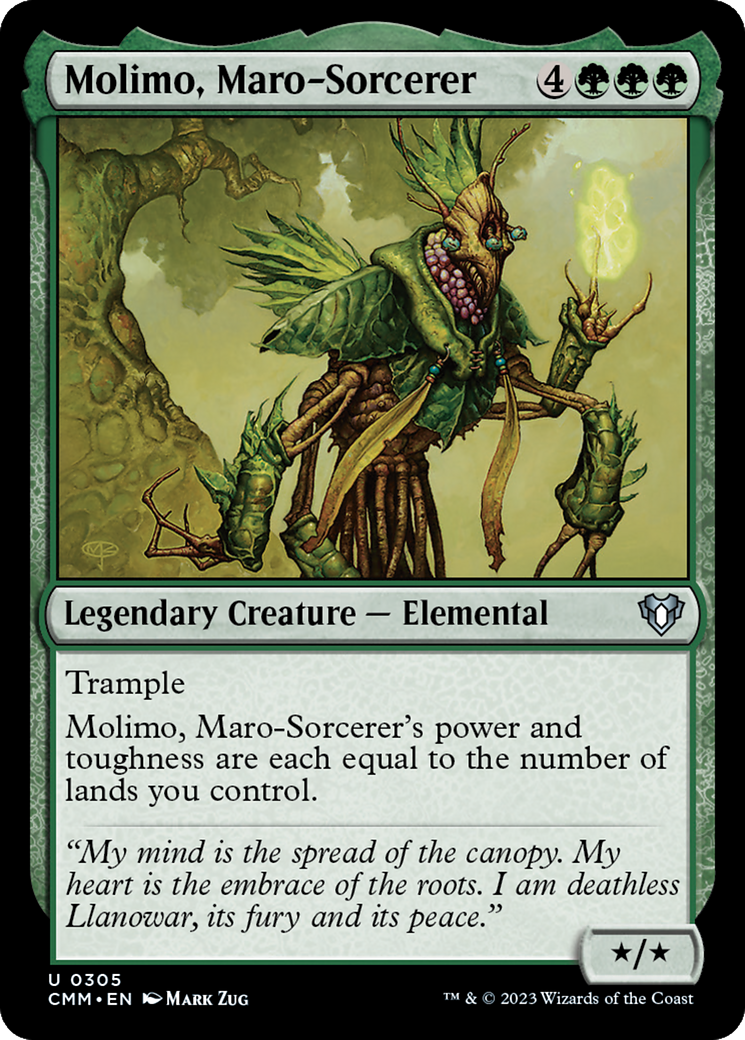 Molimo, Maro-Sorcerer (CMM-305) [Commander Masters] Foil