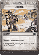 Murder (OTP-016) [Breaking News]: (Showcase) (Borderless) Foil