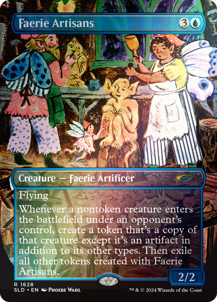 Faerie Artisans (SLD-1628★) [Secret Lair Drop] (Borderless) Foil