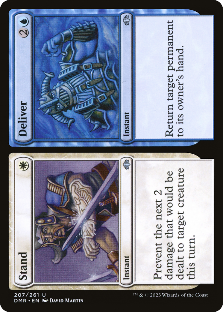 Stand // Deliver (DMR-207) [Dominaria Remastered]