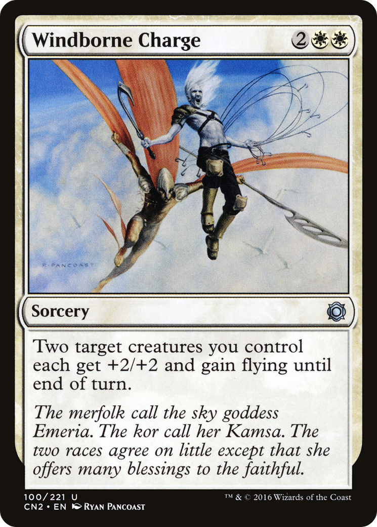 Windborne Charge (CN2-100) [Conspiracy: Take the Crown]