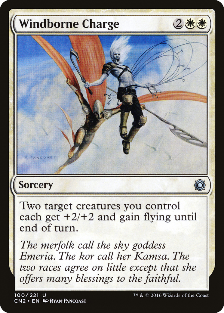 Windborne Charge (CN2-100) [Conspiracy: Take the Crown]