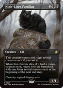 Nine-Lives Familiar (FDN-321) [Foundations] (Borderless) Foil