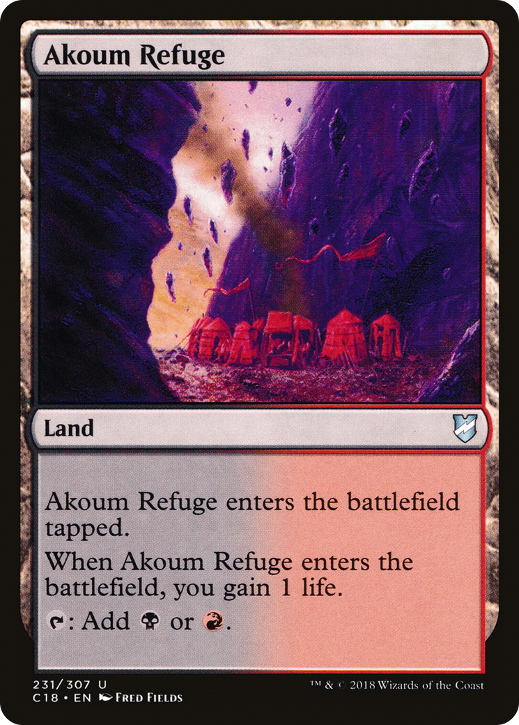 Akoum Refuge (C18-231) [Commander 2018]