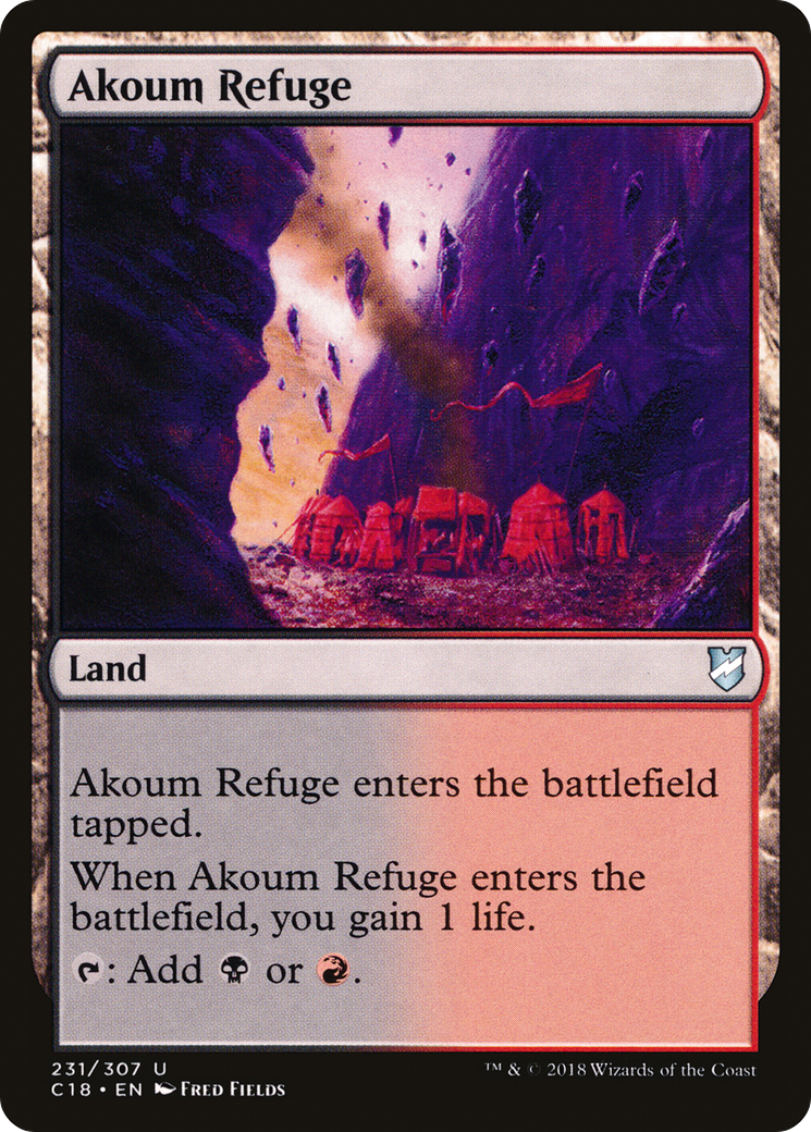 Akoum Refuge (C18-231) [Commander 2018]