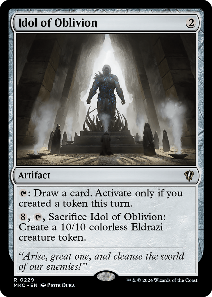 Idol of Oblivion (MKC-229) [Murders at Karlov Manor Commander]