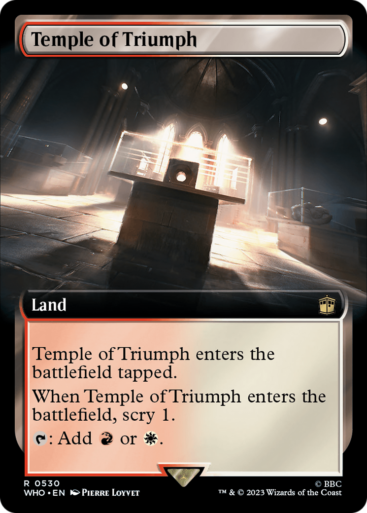 Temple of Triumph (WHO-530) [Doctor Who]: (Extended Art)