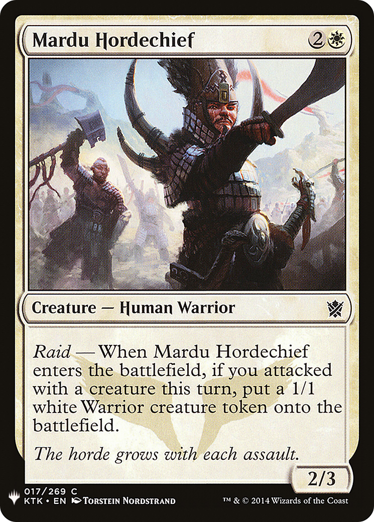 Mardu Hordechief (LIST-KTK-17) [The List]