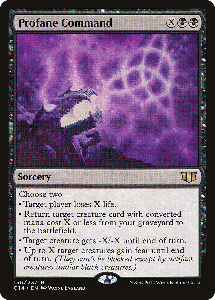 Profane Command (C14-156) [Commander 2014]