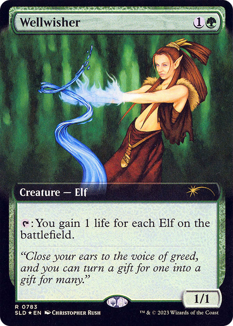 Wellwisher (SLD-783) [Secret Lair Drop]: (Extended Art) Foil