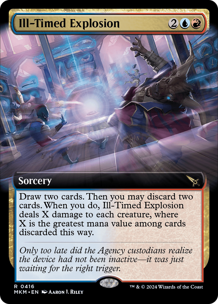 Ill-Timed Explosion (MKM-416) [Murders at Karlov Manor]: (Extended Art) Foil