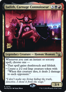 Judith, Carnage Connoisseur (PRE-210S) [Murders at Karlov Manor Promos] Foil