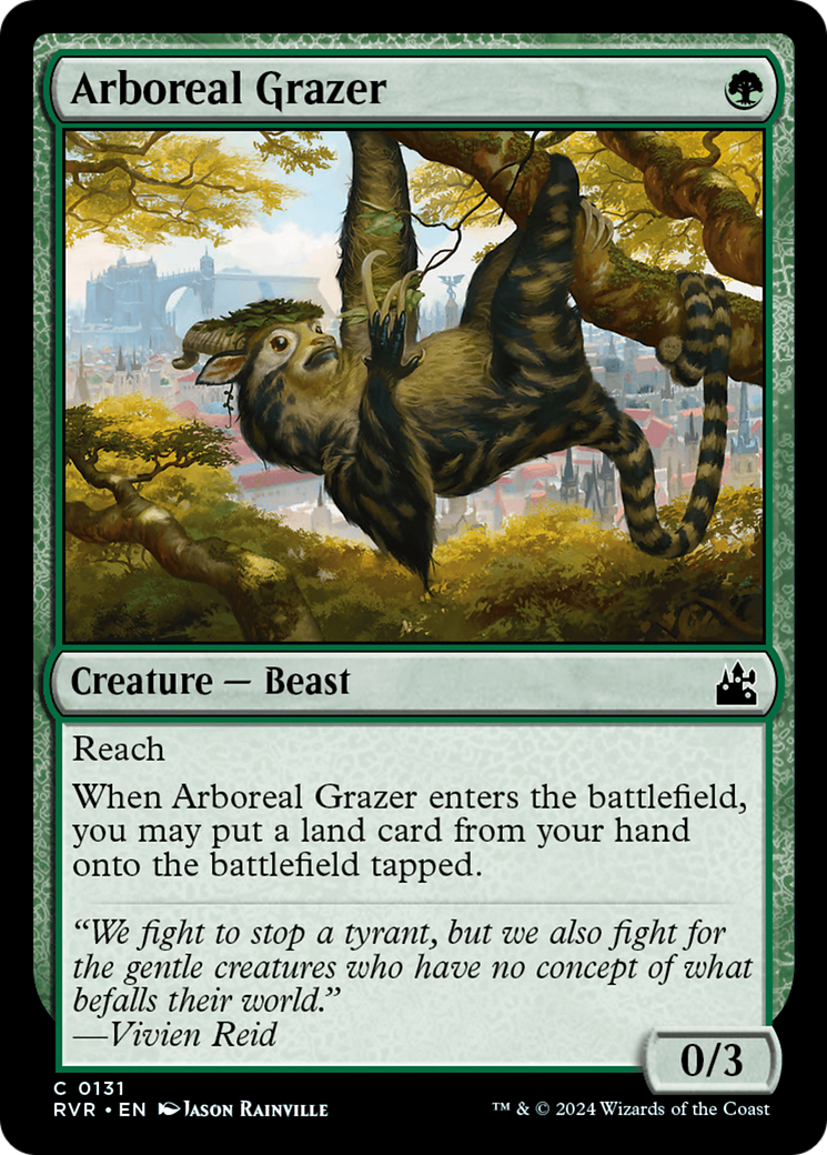 Arboreal Grazer (RVR-131) [Ravnica Remastered] Foil