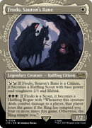 Frodo, Sauron's Bane (LTR-304) [The Lord of the Rings: Tales of Middle-earth]: (Showcase) (Borderless) Foil