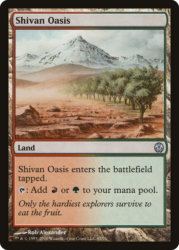 Shivan Oasis (DDE-065) [Duel Decks: Phyrexia vs. the Coalition]