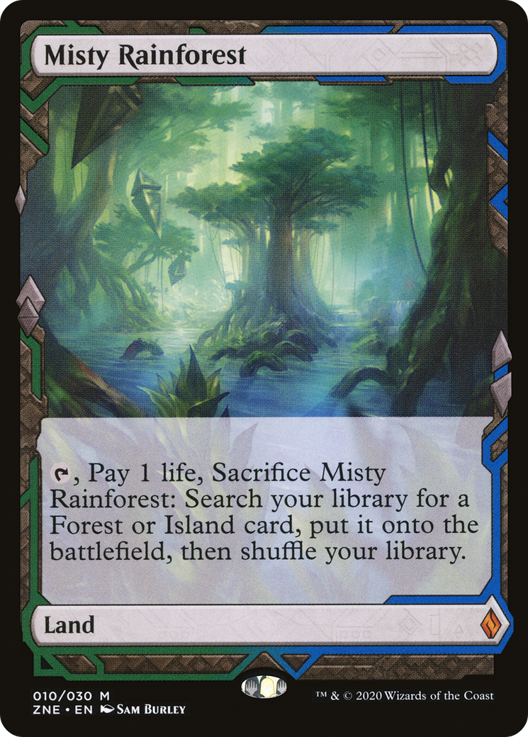 Misty Rainforest (ZNE-010) [Zendikar Rising Expeditions]