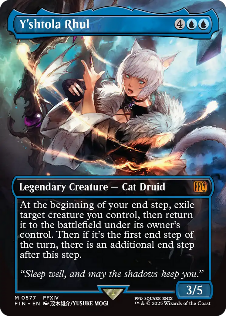 Y'shtola Rhul (Borderless) (FIN-577) [FINAL FANTASY] (Borderless) Foil