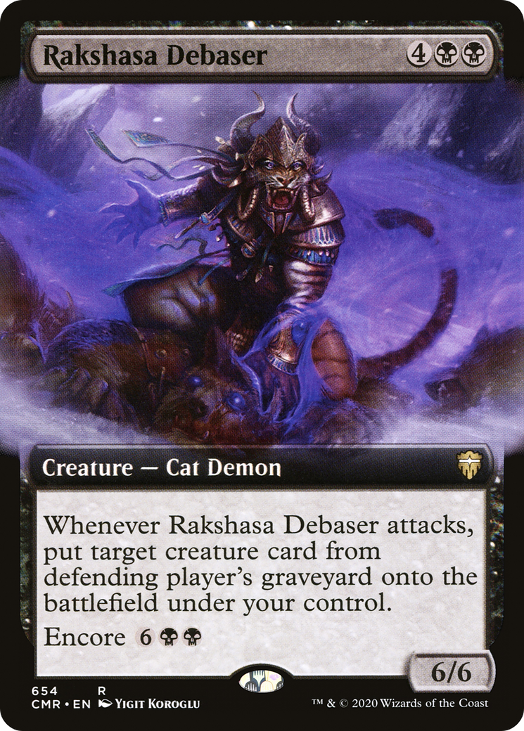 Rakshasa Debaser (Extended Art) (CMR-654) [Commander Legends]