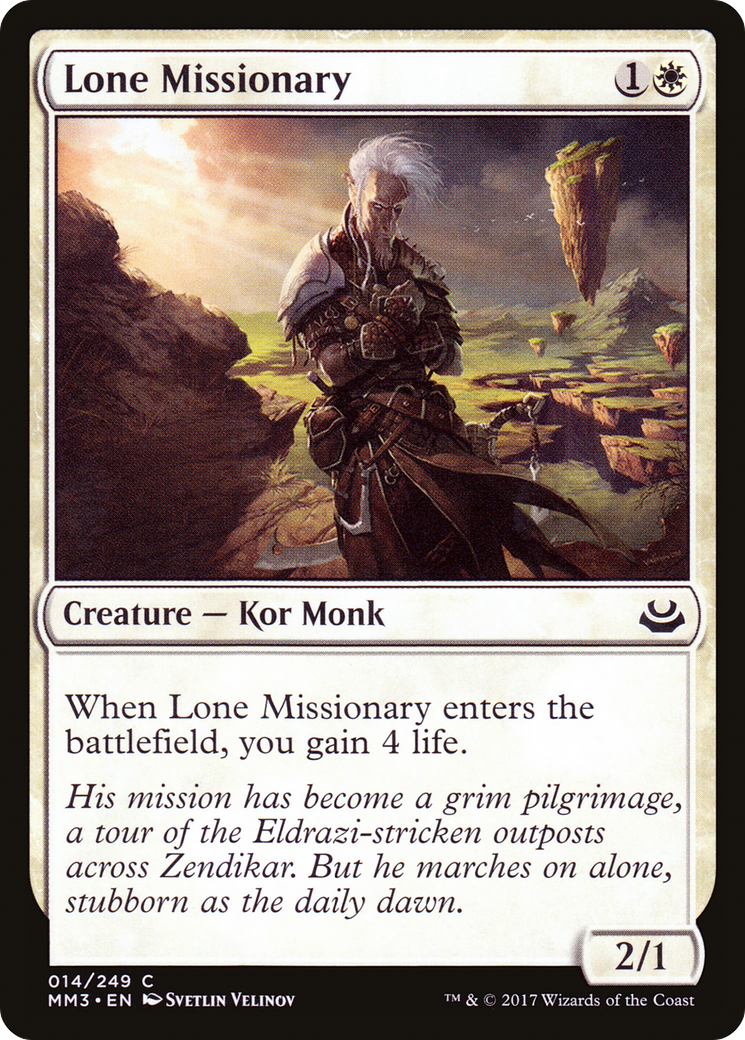 Lone Missionary (MM3-014) [Modern Masters 2017]