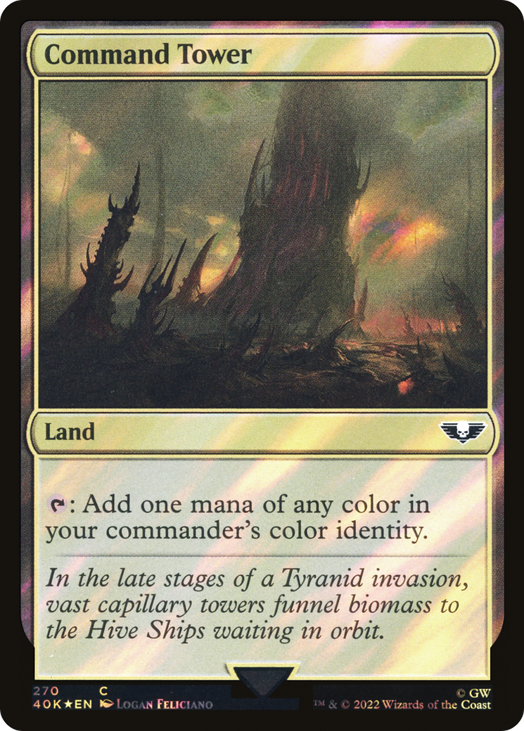 Command Tower (40K-270★) [Warhammer 40,000 Commander] Foil
