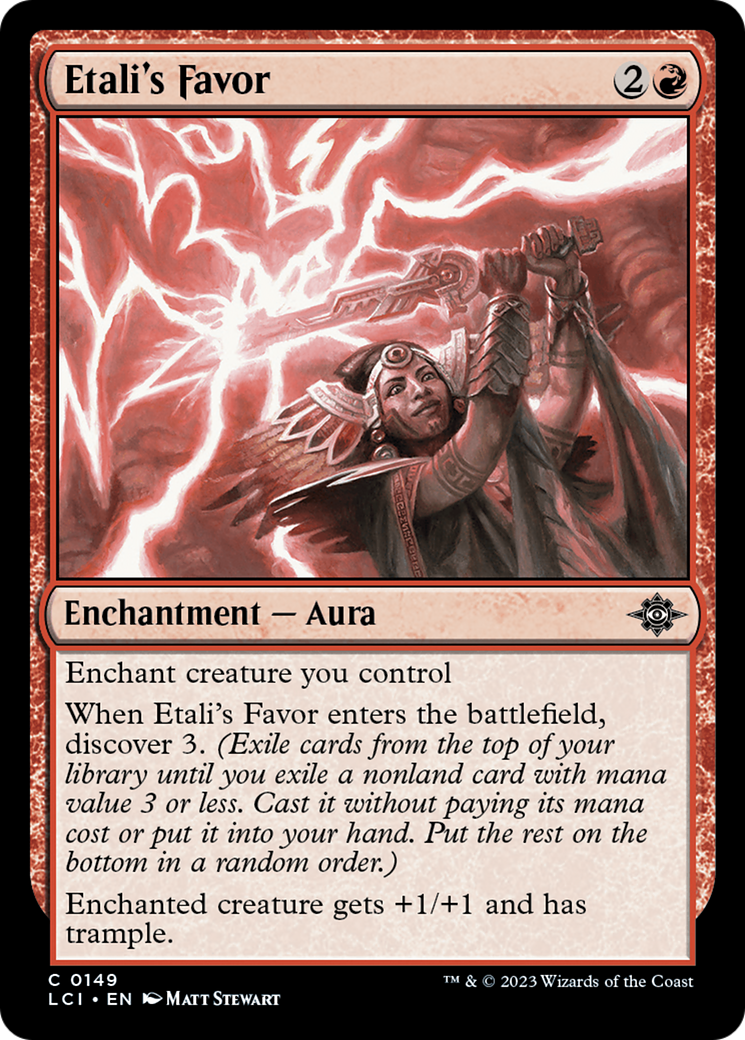 Etali's Favor (LCI-149) [The Lost Caverns of Ixalan] Foil