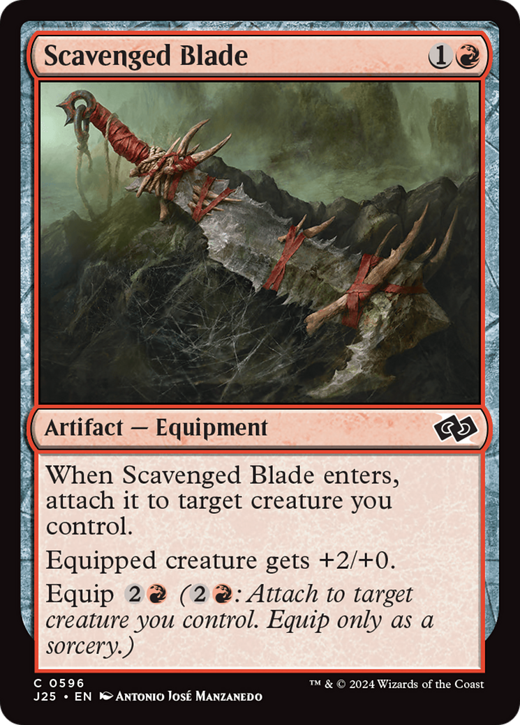Scavenged Blade (J25-596) [Foundations Jumpstart]