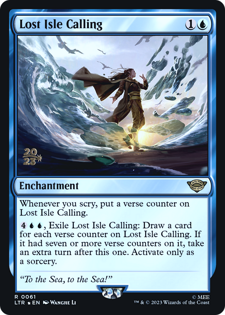 Lost Isle Calling (PRE-061) [Tales of Middle-earth Promos] Foil
