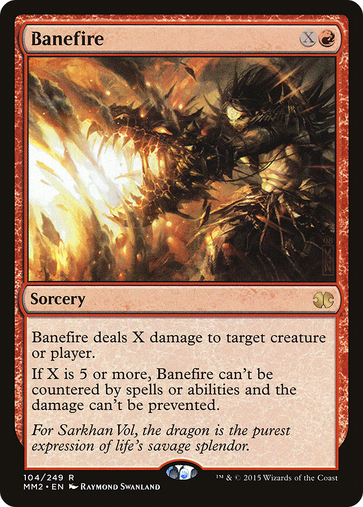 Banefire (MM2-104) [Modern Masters 2015]