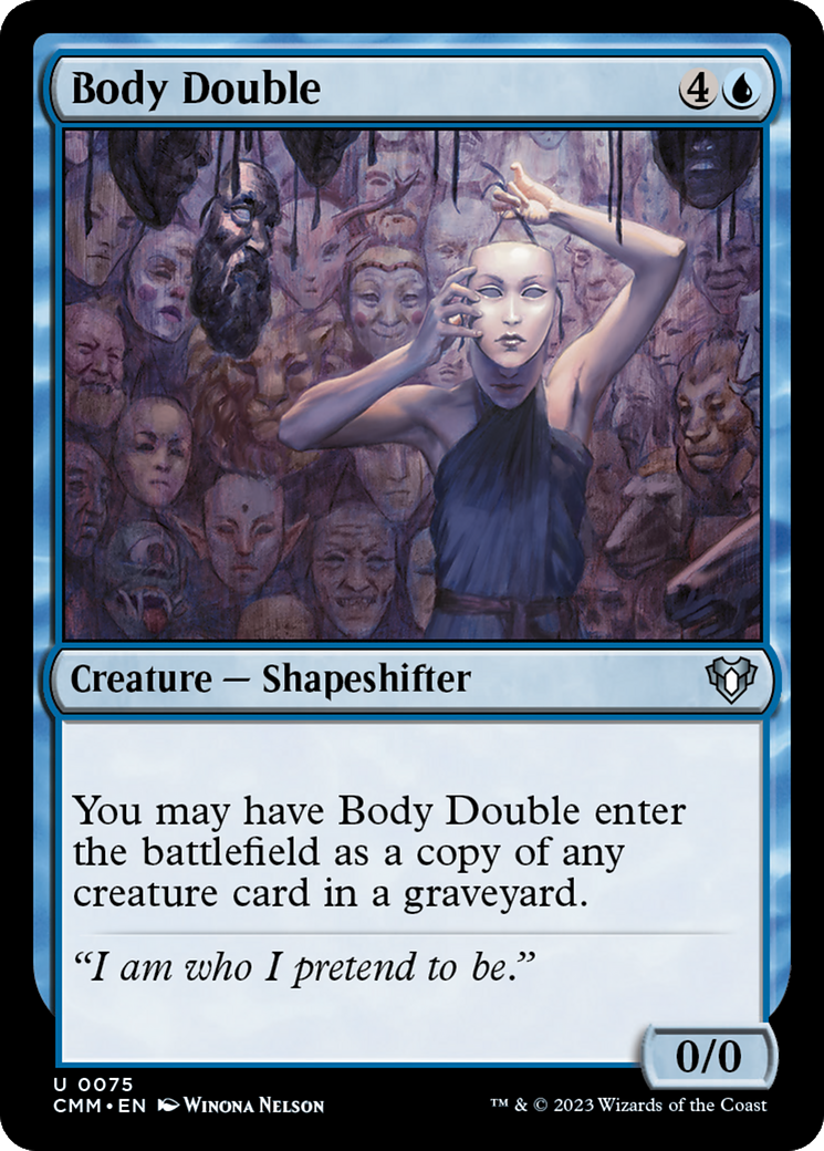 Body Double (CMM-075) [Commander Masters] Foil
