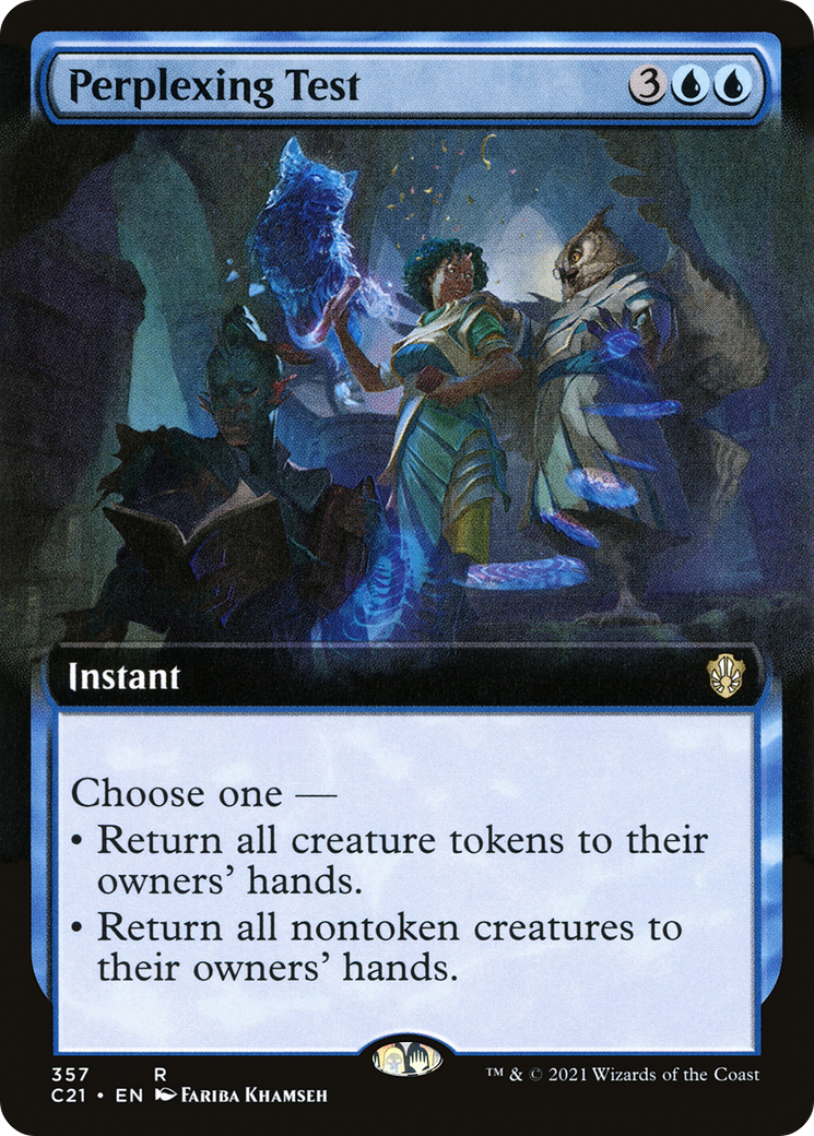 Perplexing Test (C21-357) [Commander 2021]: (Extended Art)
